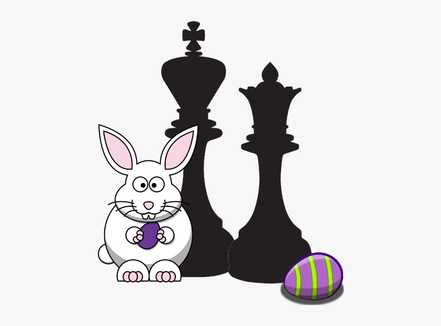 Cartoon Rabbit Clipart Black And White, Transparent Clipart
