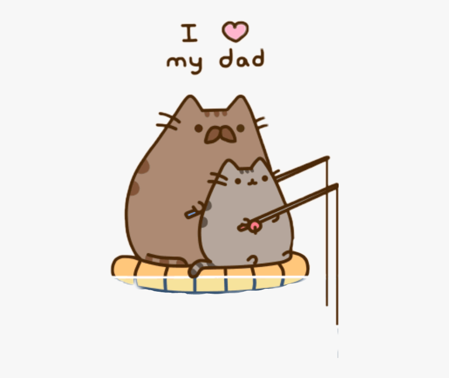 Pusheen Dia Del Padre Clipart , Png Download - Pusheen And Stormy And Pip, Transparent Clipart