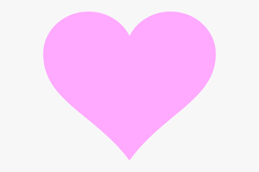 Hot Pink Love Heart, Transparent Clipart