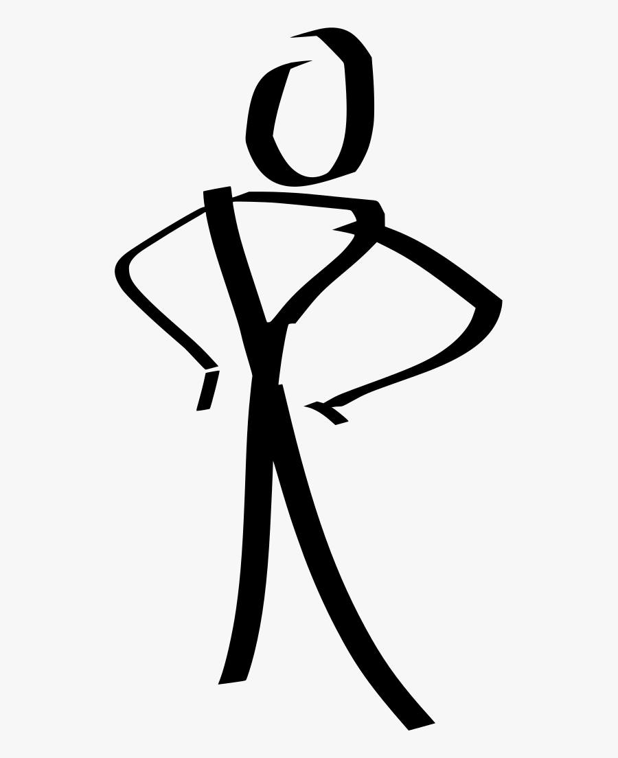 Person Svg Stick - Clip Art Stick Figure Man, Transparent Clipart