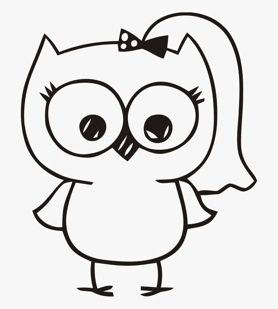 Baby Shower Infant Clip Art Transprent Png - Clipart Black And White Baby Owl, Transparent Clipart
