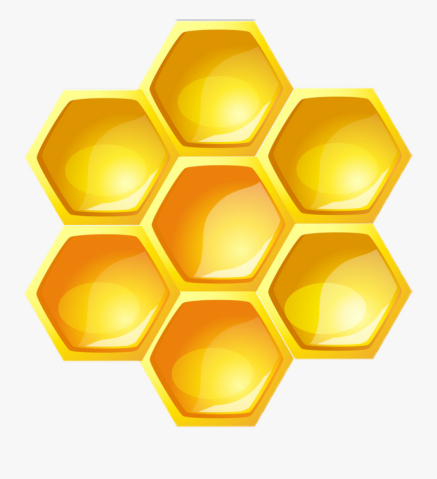 Honeycomb Sticker - Honeycomb Png, Transparent Clipart