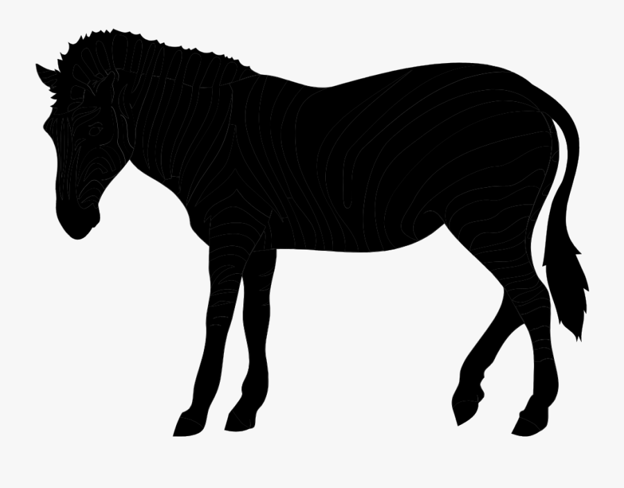 Clip Art Donkey Mule Openclipart Vector Graphics - Mane, Transparent Clipart