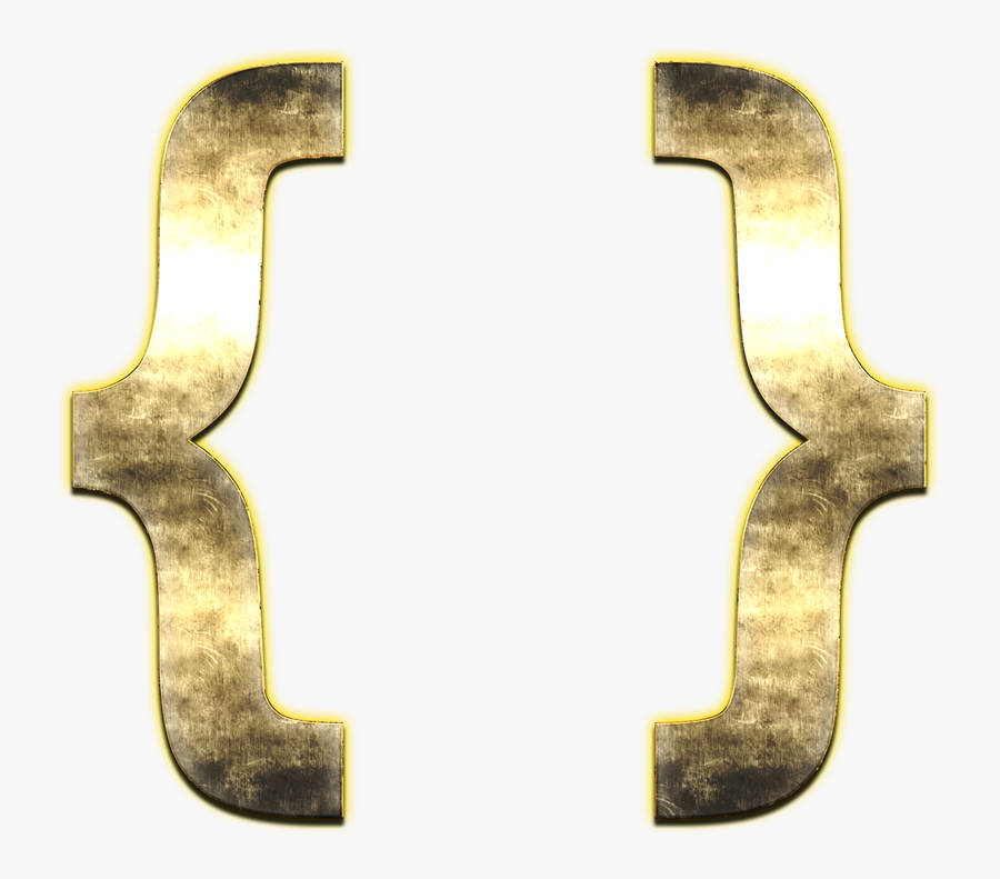 Curly Brackets Png Free Download - Shield, Transparent Clipart