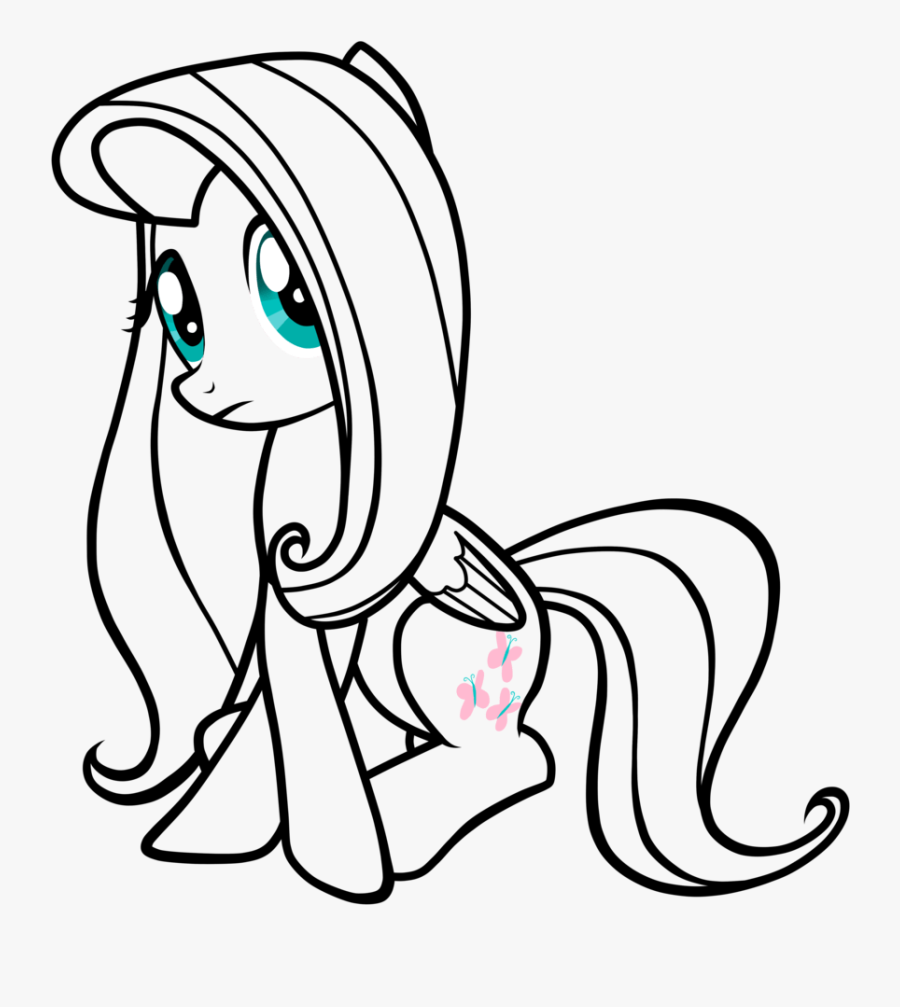 Fluttershy Vector, Transparent Clipart