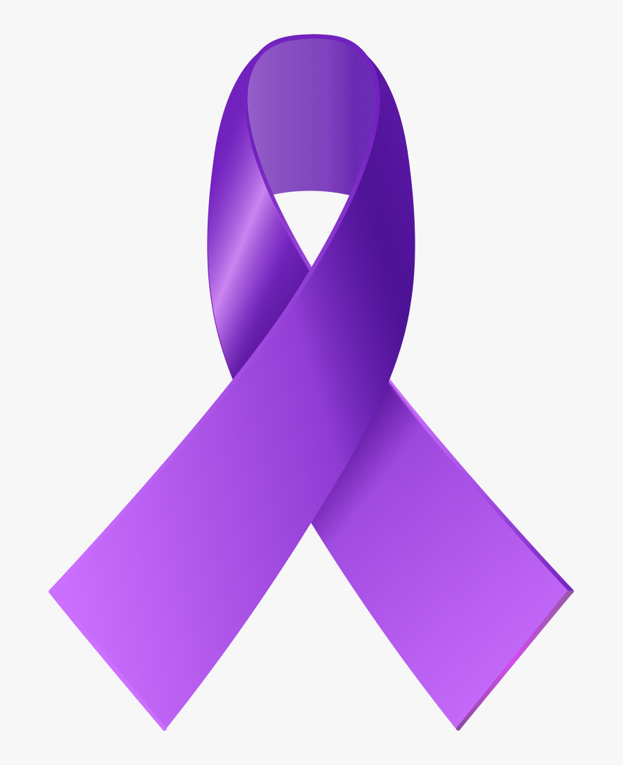 Transparent Ingenious Clipart - Purple Awareness Ribbon Png, Transparent Clipart