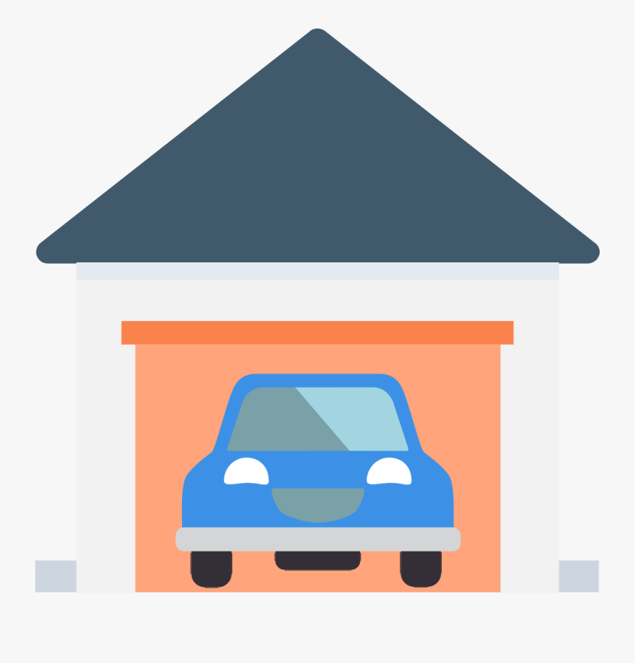 Happy House And Car - House And Car Clipart, Transparent Clipart