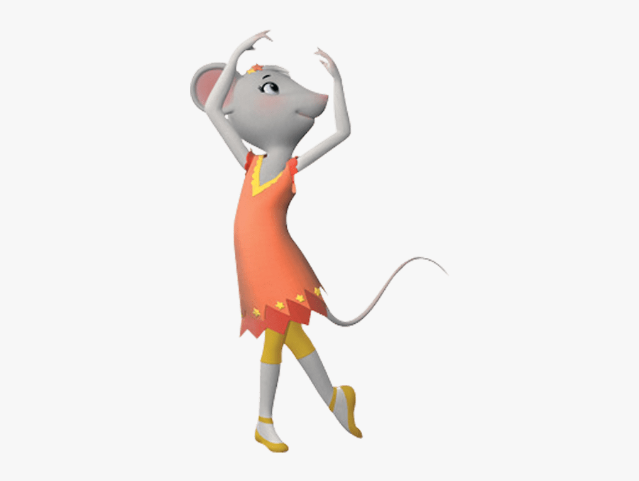 Angelina"s Friend Viki Arms Up - Angelina Ballerina, Transparent Clipart