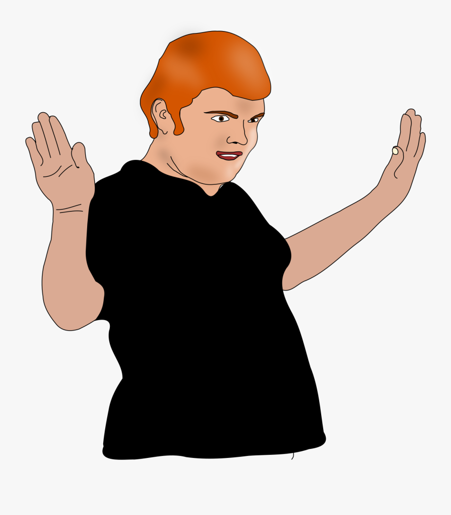 Person With Hands Up Clipart , Png Download - Person With Hand Up, Transparent Clipart