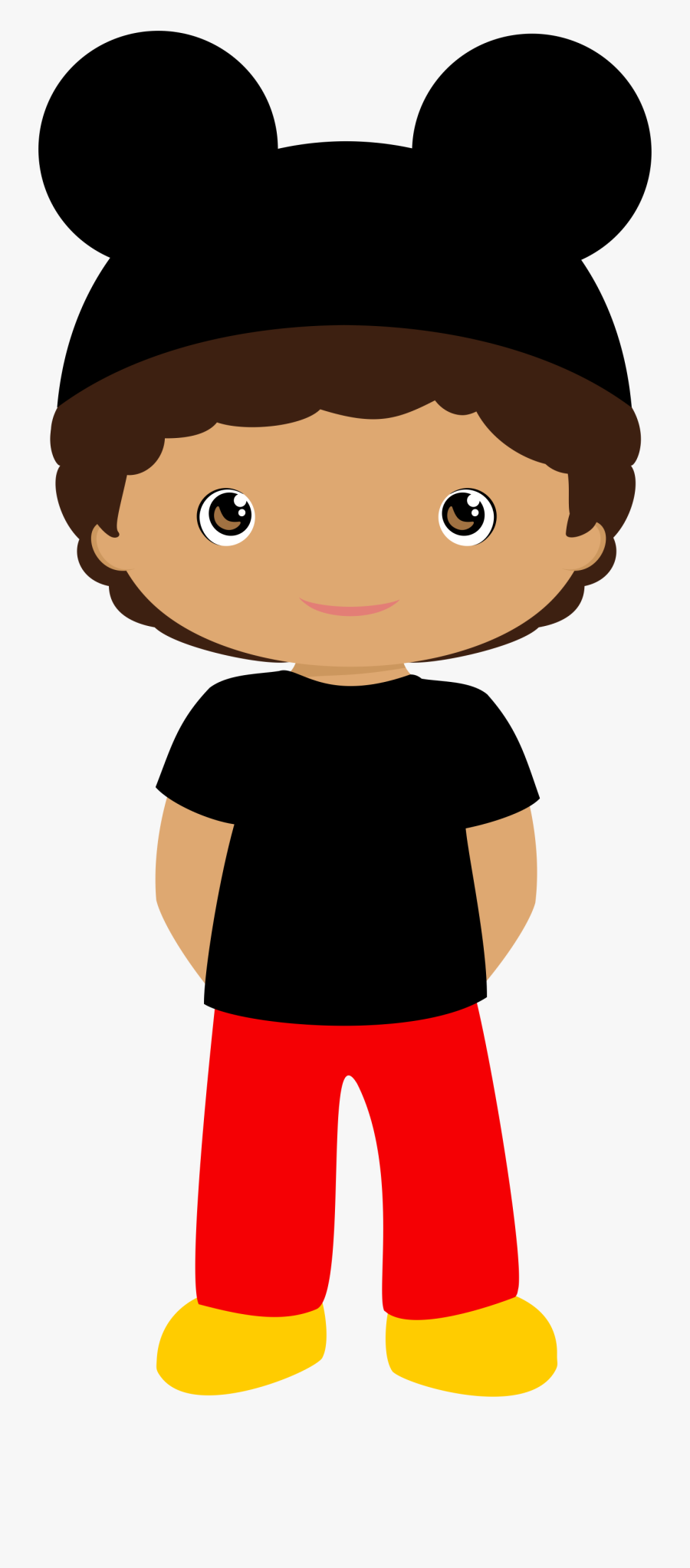 Transparent Kids Club Clipart - Boy Mickey Clipart, Transparent Clipart