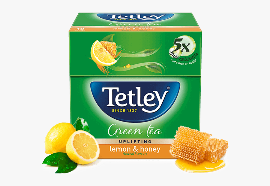 Transparent Green Lemon Png - Tetley Green Tea Lemon, Transparent Clipart