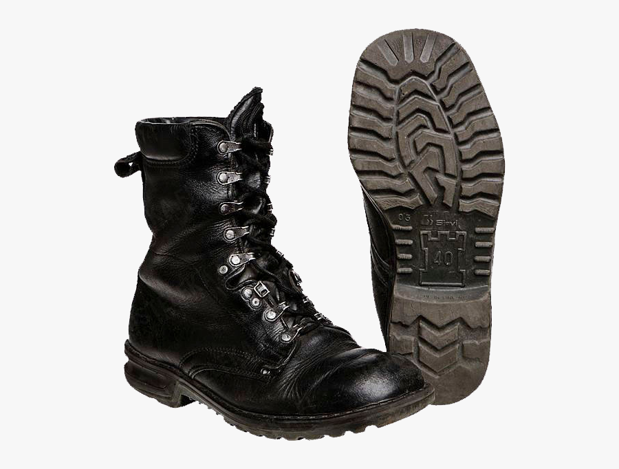 Estonian Combat Boots, Transparent Clipart