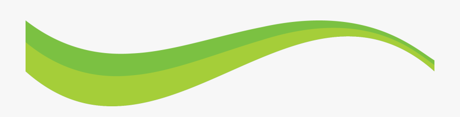 Transparent Green Wave Png - Green Wave Shape Png, Transparent Clipart
