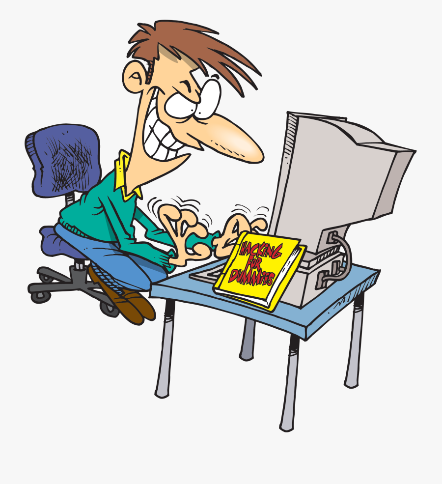 Clipart Church Dedication - Someone Hacking A Computer, Transparent Clipart