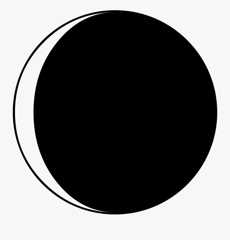 Moon Phase Symbol Comments - Circle, Transparent Clipart