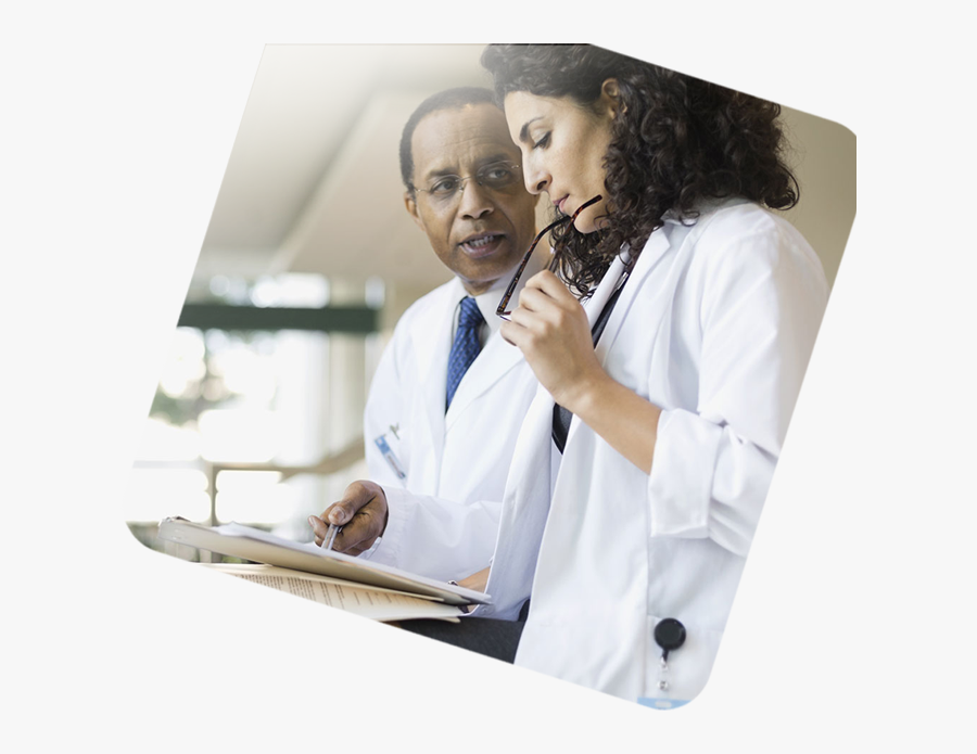 Doctors Talking To Each Other - Nurse, Transparent Clipart