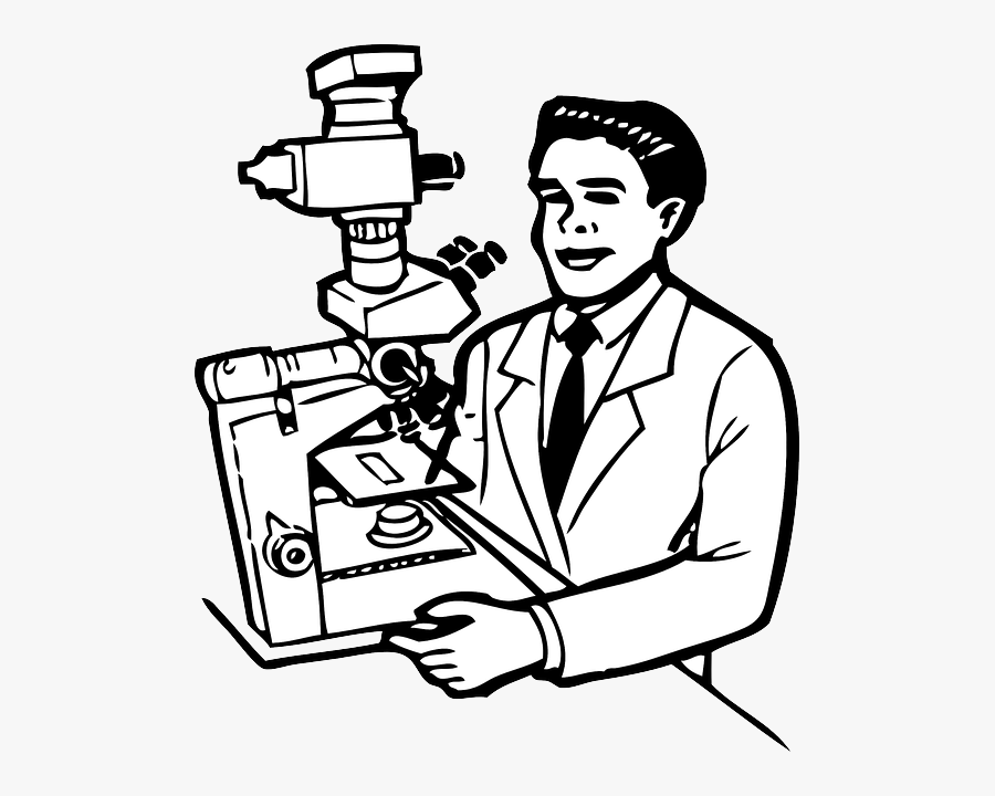 Microscope-29756 - Scientist Clip Art, Transparent Clipart