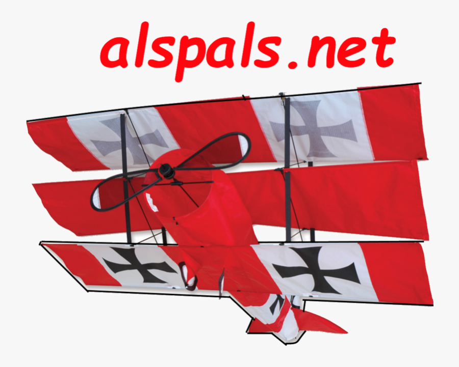 Biplane Triplane Aircraft Kites By Premier Baron Ⓒ - Red Baron Kite, Transparent Clipart