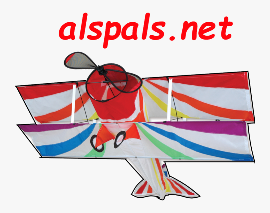 Biplane Kites, Transparent Clipart