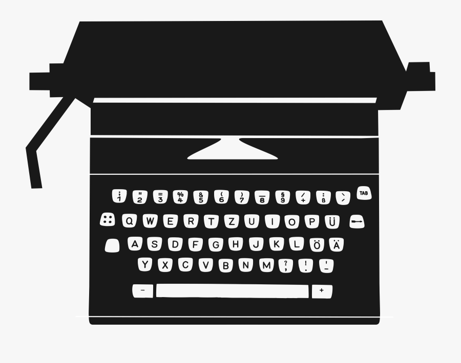 Typewriter Clipart Png - Typewriter Clip Art, Transparent Clipart