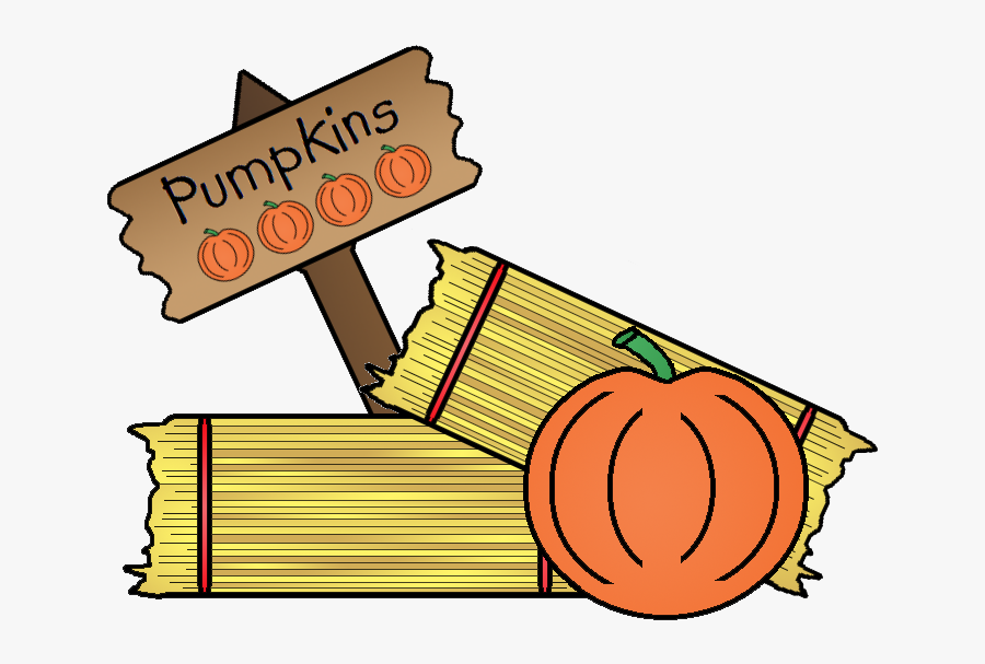 Hay Pumpkin Patch Clip Art, Transparent Clipart