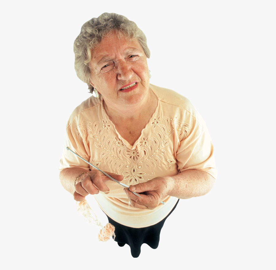 Forgetmenot Old Women - Old Woman Png, Transparent Clipart
