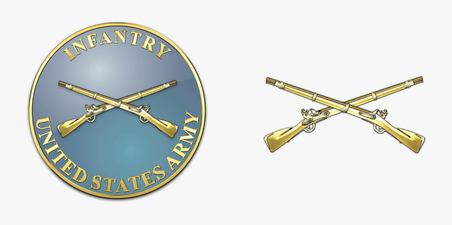 Transparent Infantry Crossed Rifles Clipart - Us Army Infantry Logo, Transparent Clipart