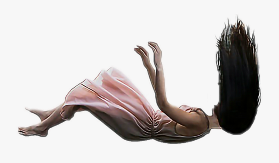 #girl #falling #dress - Woman Falling Png, Transparent Clipart