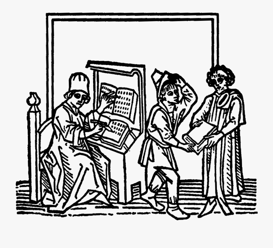 Incunabula Clipart Medieval - Medieval Woodcut Png, Transparent Clipart