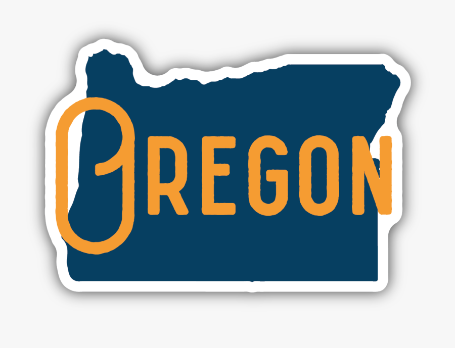 Oregon State Sticker, Transparent Clipart