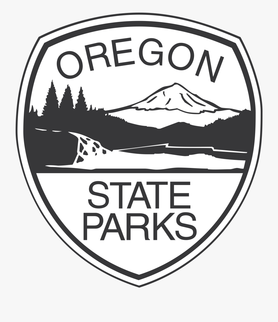 Vector Ohio Tourism - Oregon State Park Sign, Transparent Clipart