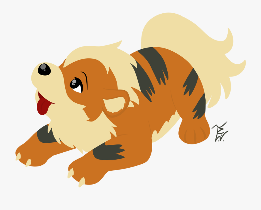 Growlithe Drawing Card Pokemon Transparent Png Clipart - Growlithe Pup, Transparent Clipart