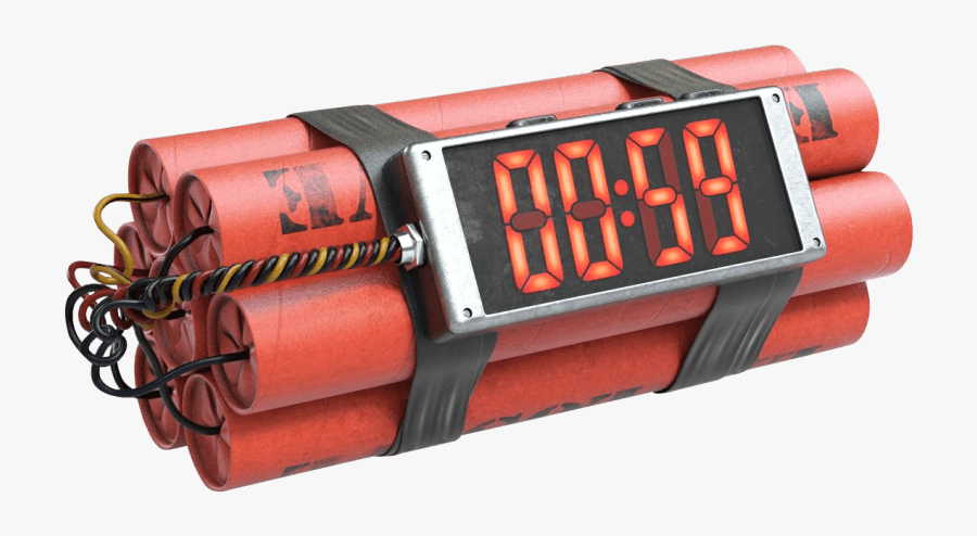 Vector Black And White Png Free Images Toppng - Time Bomb Png, Transparent Clipart