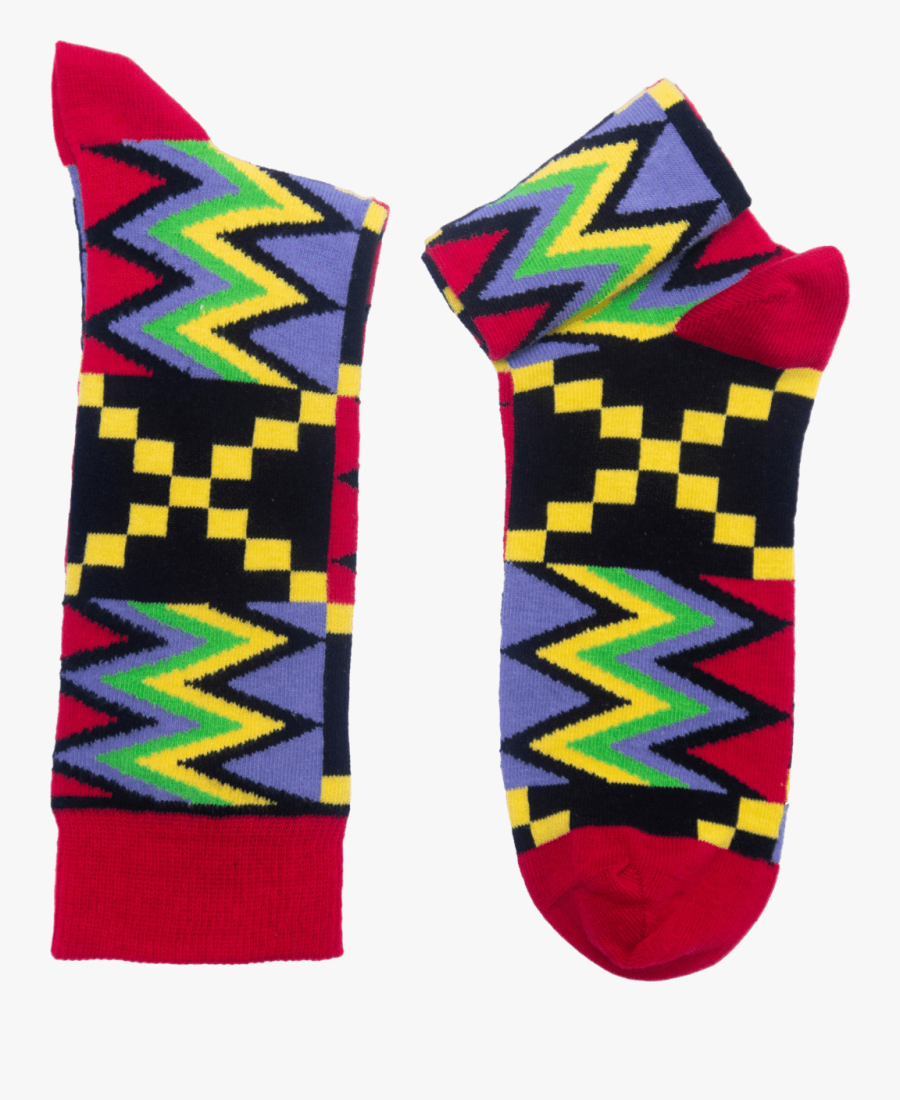 Africa Kente Socks Na Wash - Advansync Kente Cloth Socks, Transparent Clipart