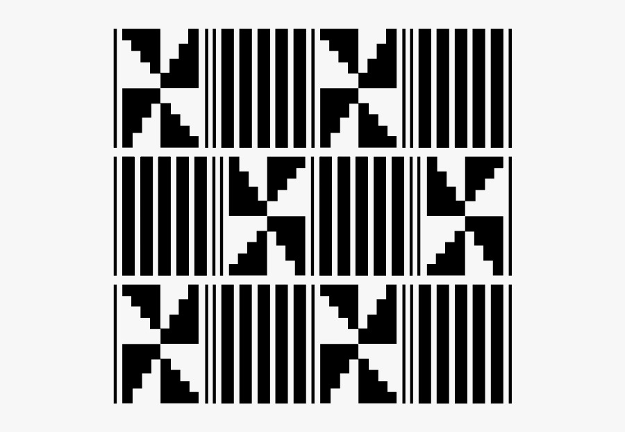 Black And White Kente, Transparent Clipart
