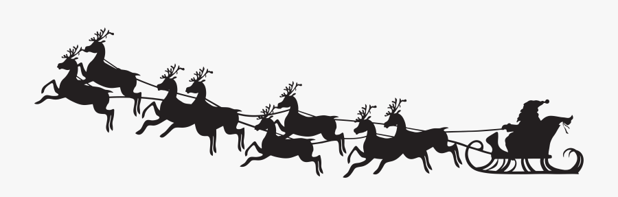 Clip Art Clip Art Image Gallery - Santa Sleigh Transparent Background, Transparent Clipart