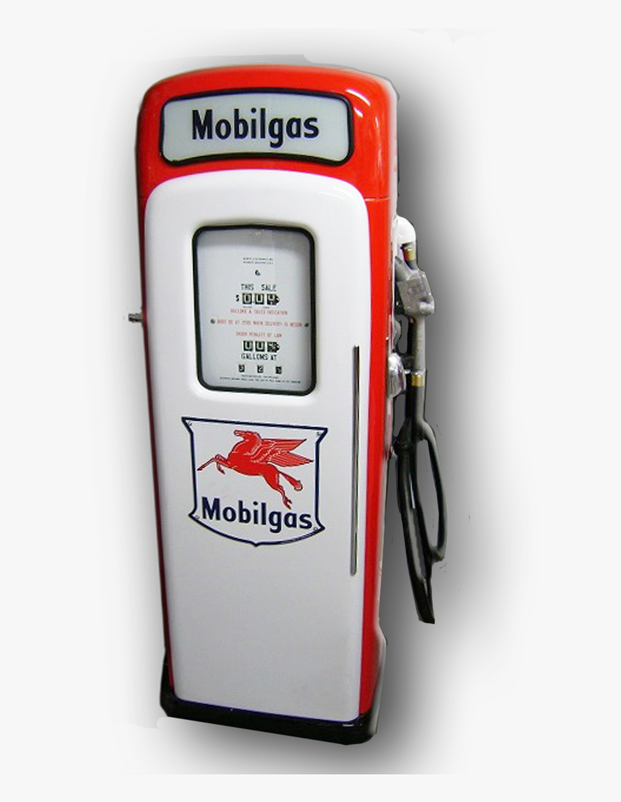 Original Restored M&s 80 Pump Mobil - Mobil Gas, Transparent Clipart