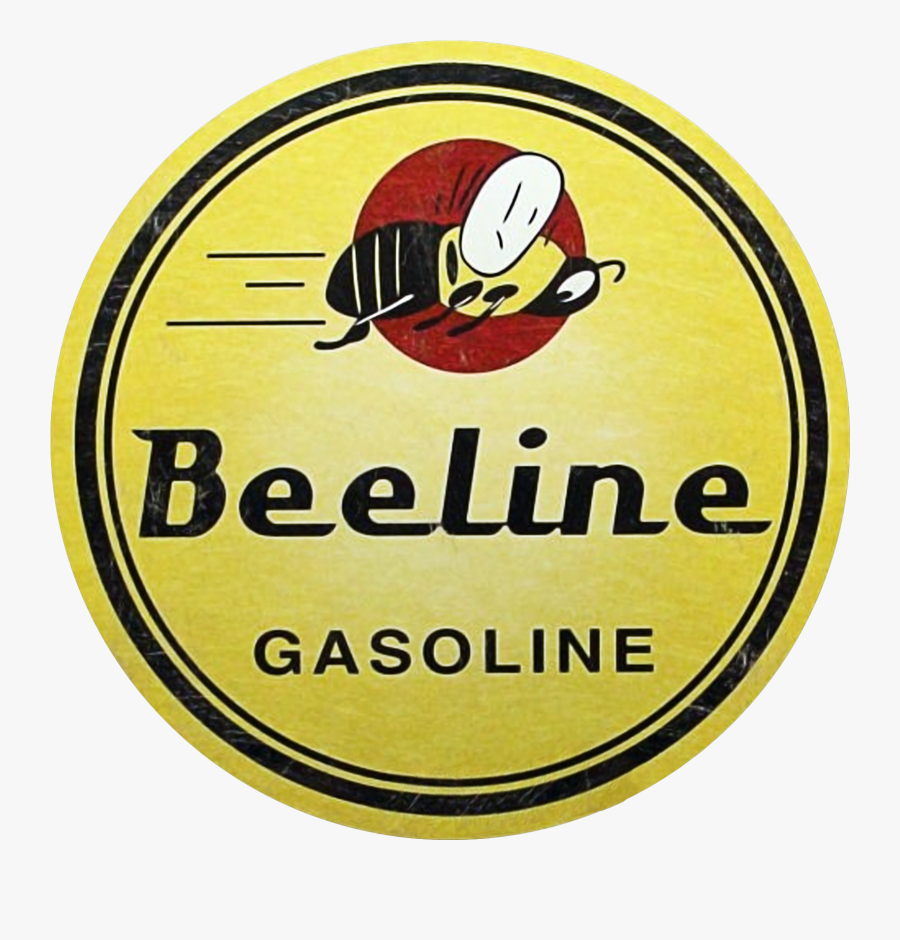 Old Gasoline Station Signs, Transparent Clipart