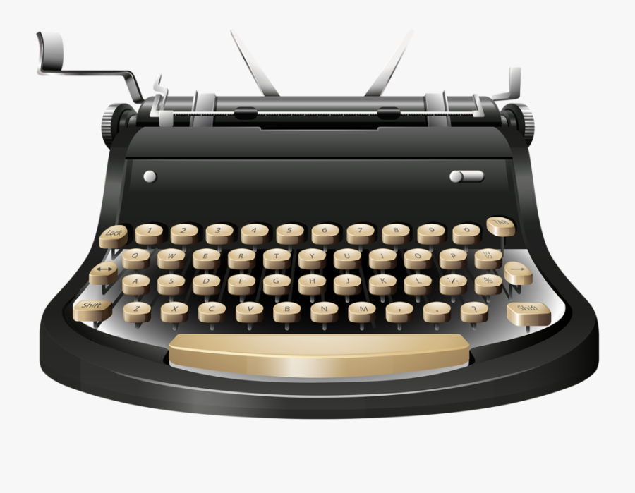 Retro Typewriter , Free Transparent Clipart ClipartKey