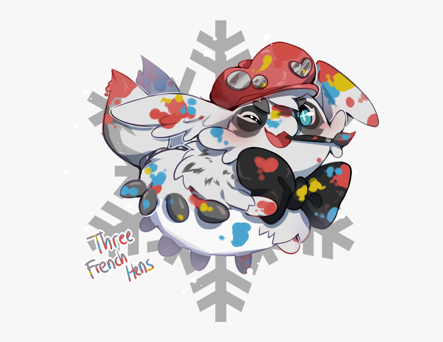 Hen Clipart French Hen - Transparent Background Snowflake Png, Transparent Clipart