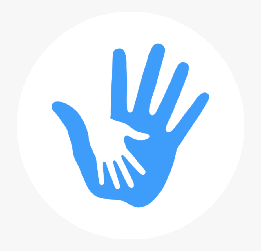 Helping Hand Png - Blue Helping Hands Logo, Transparent Clipart