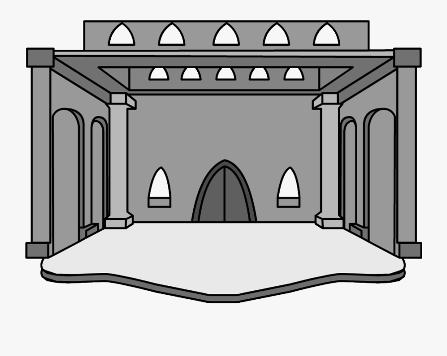 Transparent Ice Castle Png - Club Penguin Castle Igloo, Transparent Clipart