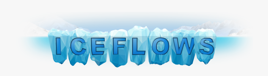 Ice Flows, Transparent Clipart