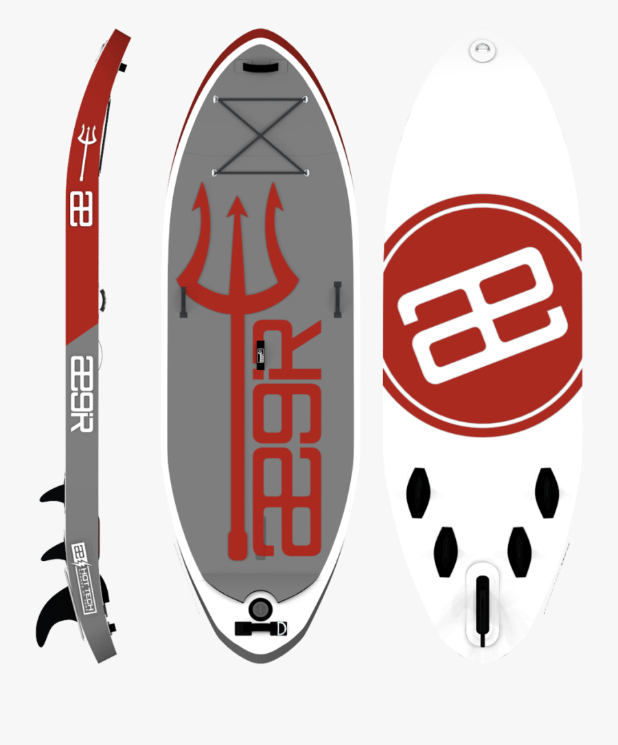 Trident - Copy - Skateboarding - Surfboard, Transparent Clipart