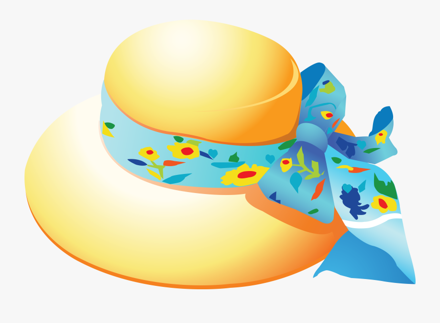 Yellow Female Hat Png - Sun Hat Clip Art, Transparent Clipart