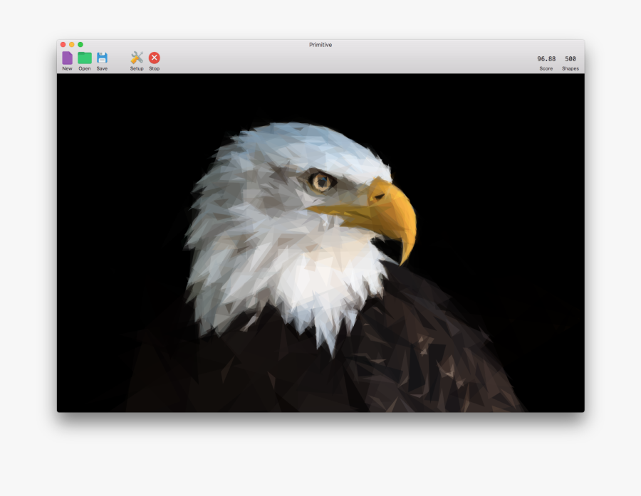 Transparent Abstract Geometric Shapes Png - Bald Eagle, Transparent Clipart