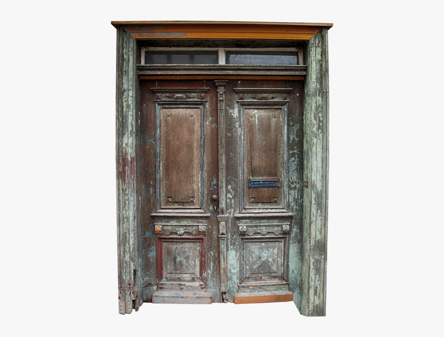 Door Oak Middle Ages - Old Wood Door Png, Transparent Clipart