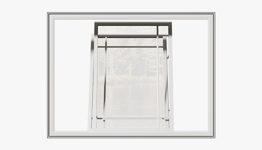 An Open Classic Series Double Slider Window From The - Shower Door, Transparent Clipart