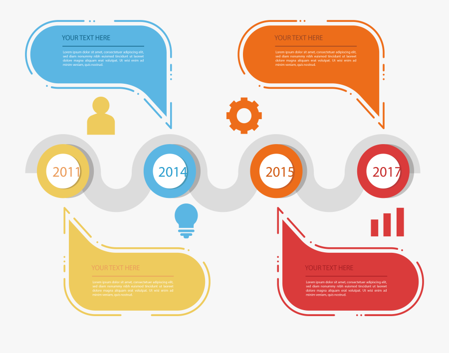 Clip Art Circle Timeline - Flowchart Graphic With Timeline, Transparent Clipart