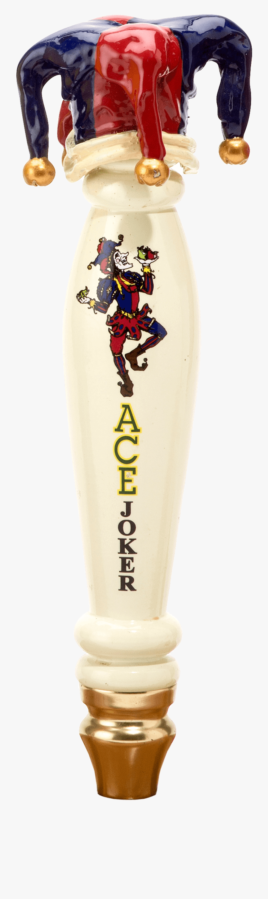 Ace Joker Tap Handle - Pint Glass, Transparent Clipart